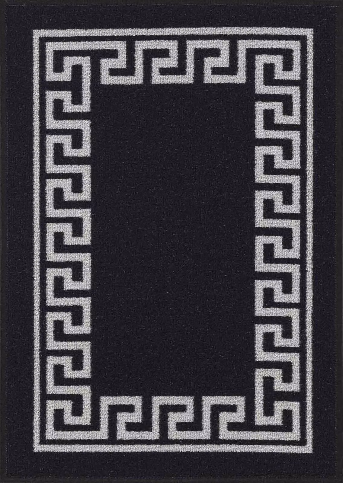 Desire Rugs Black Greek Key Design Non-Slip Machine Washable Doormat, W/D/H: 67 x 120 cm – 2