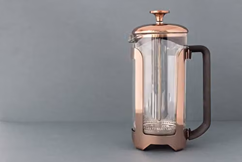 La Cafetiere Roma Stainless Steel French Press Coffee Maker, Copper and Silver, 0.95 l – 2