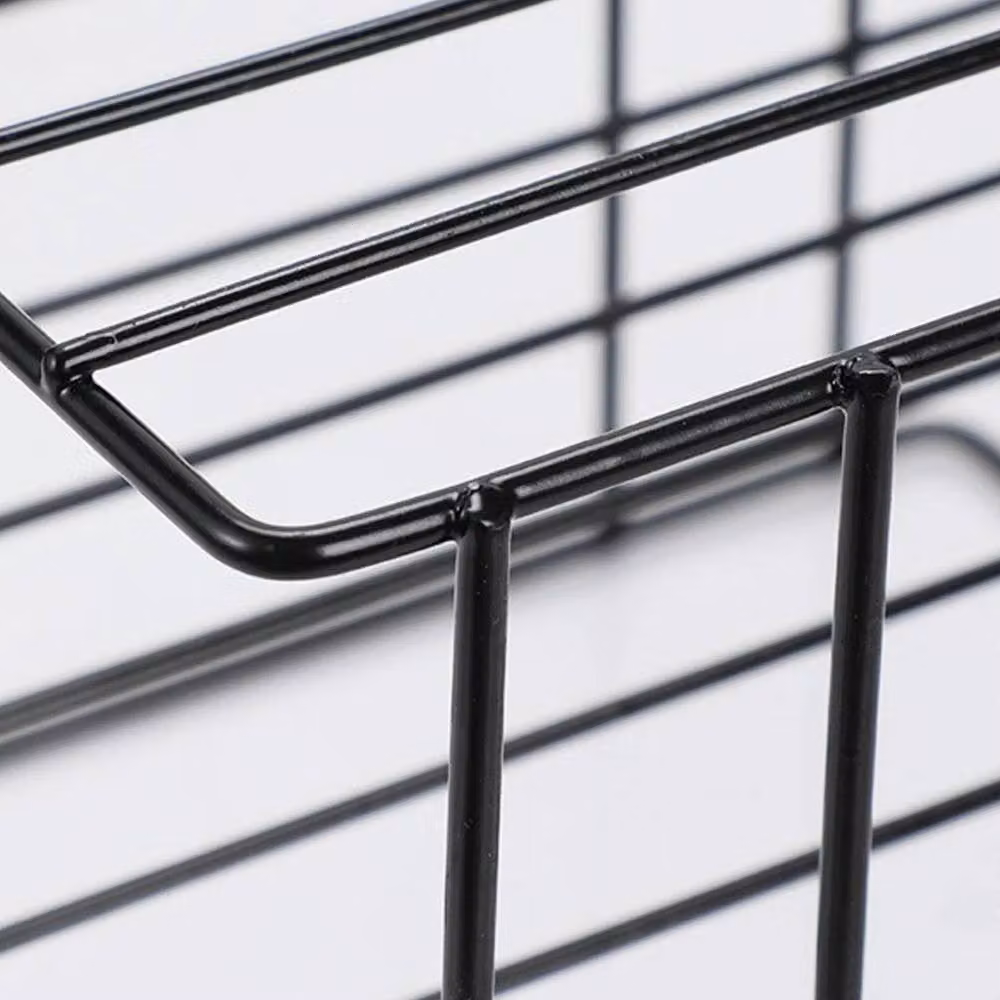 PAWNORA 3-Tier Multifunction Corner Plate Rack and Kitchen Cupboard Organiser, Black – 3