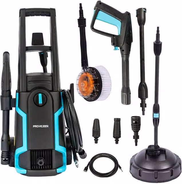 Pro-Kleen 1600W Pressure Power Washer Jet Wash in Blue