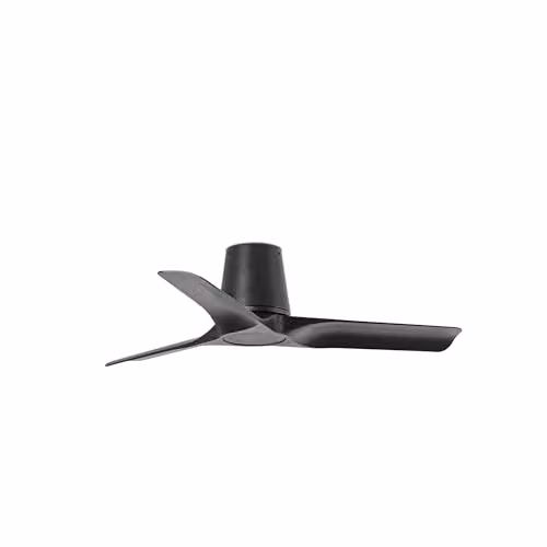 Netlighting Hey Tube Small 3 Blade Ceiling Fan Matt Black