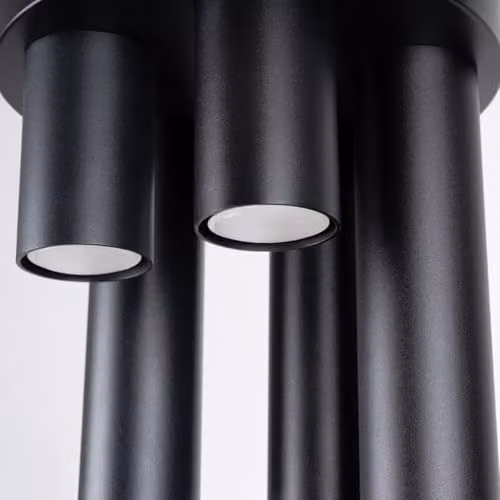 Sollux Lighting Lagos Modern 5-Light Ceiling Lamp in Black, W/D/H: 33 x 25 x 25 cm – 6
