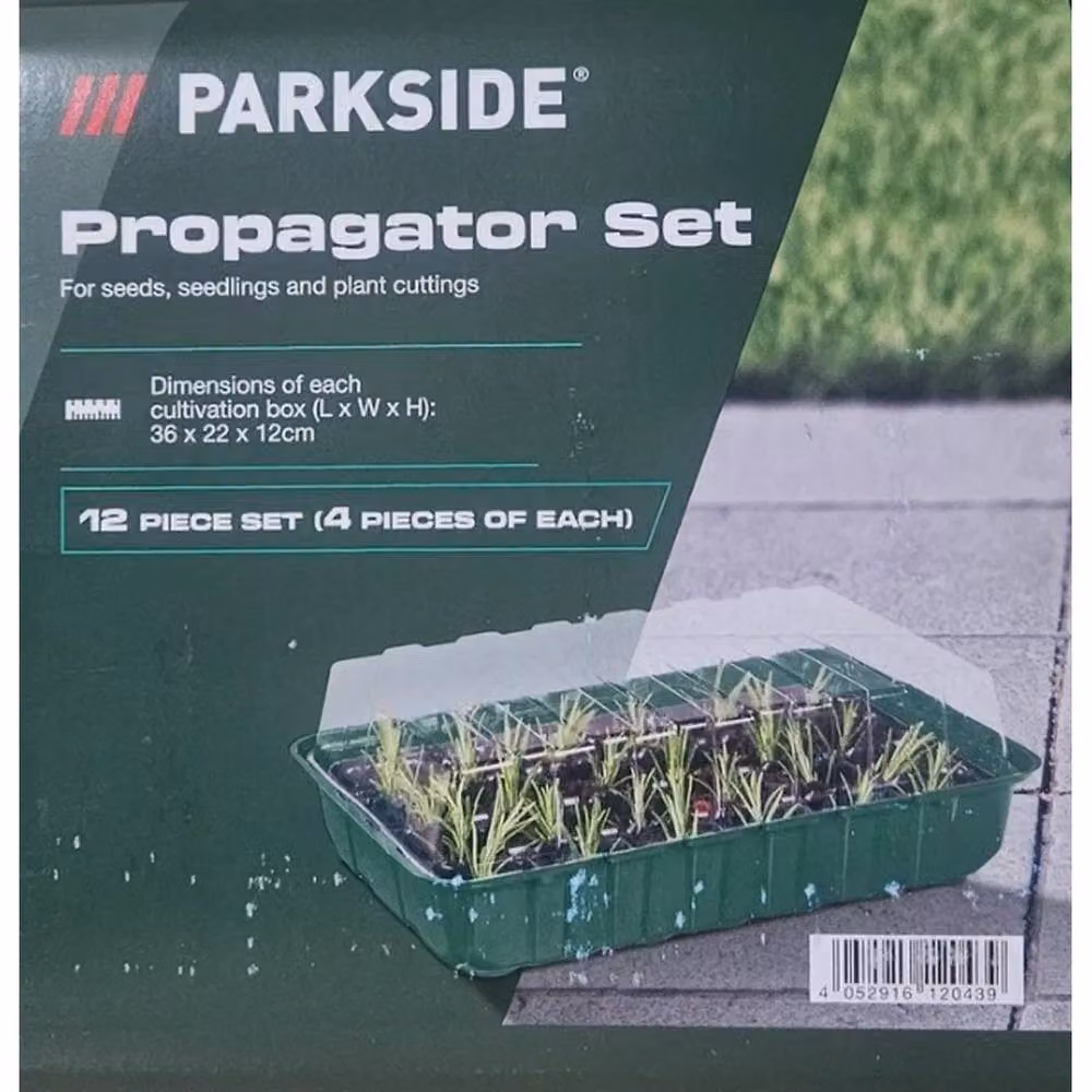 NESTLUNE 4 Pack of 24 Propagator Cell Kit with Lids in Green for Growing Seedlings – 2