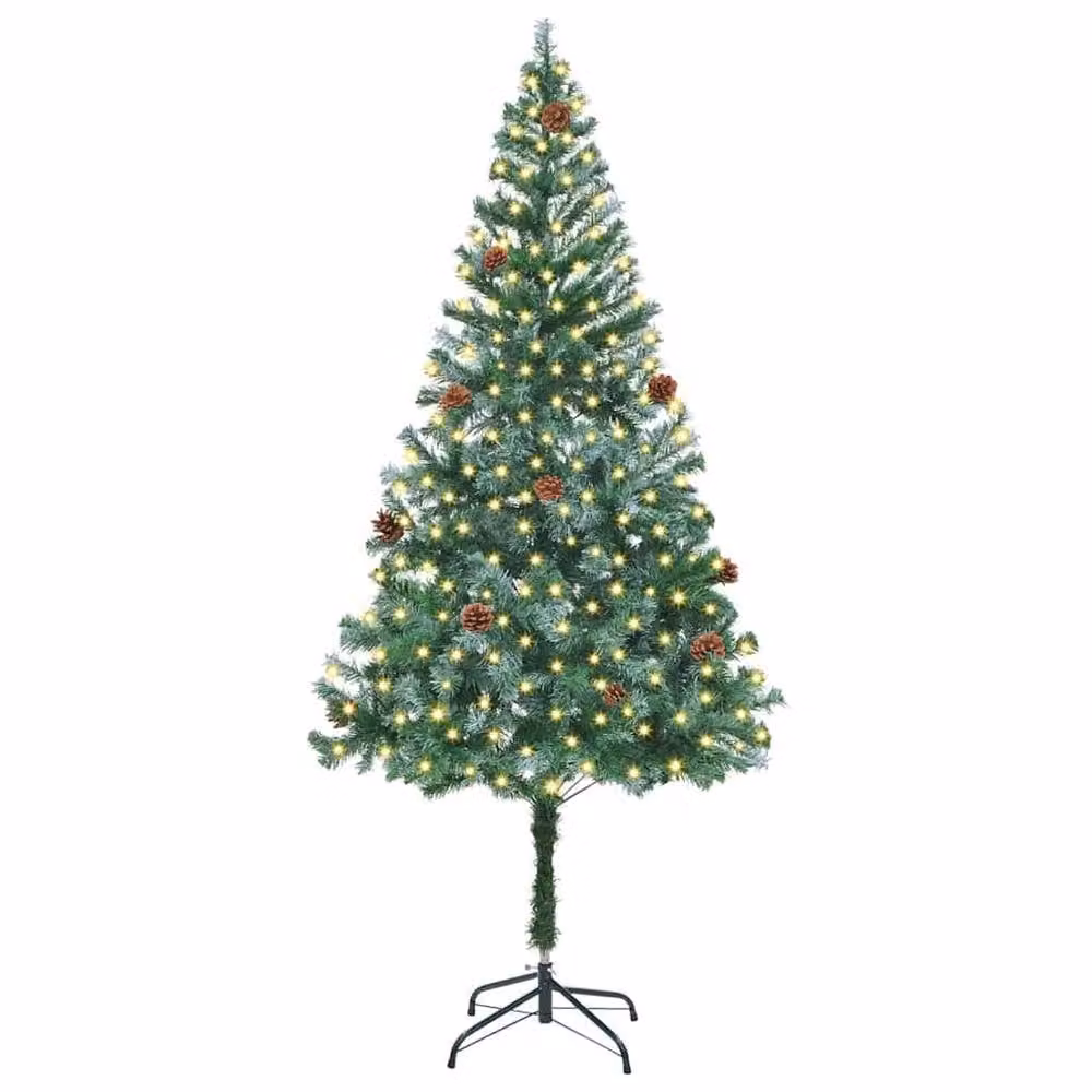 Berkfield Home Artificial Christmas Tree in Green, Height: 180 cm – 3