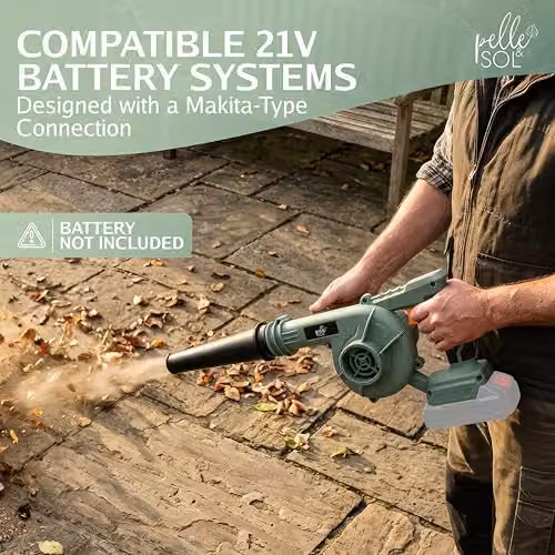 Pelle & Sol 21V Cordless Leaf Blower in Green (Tool Only) – 4