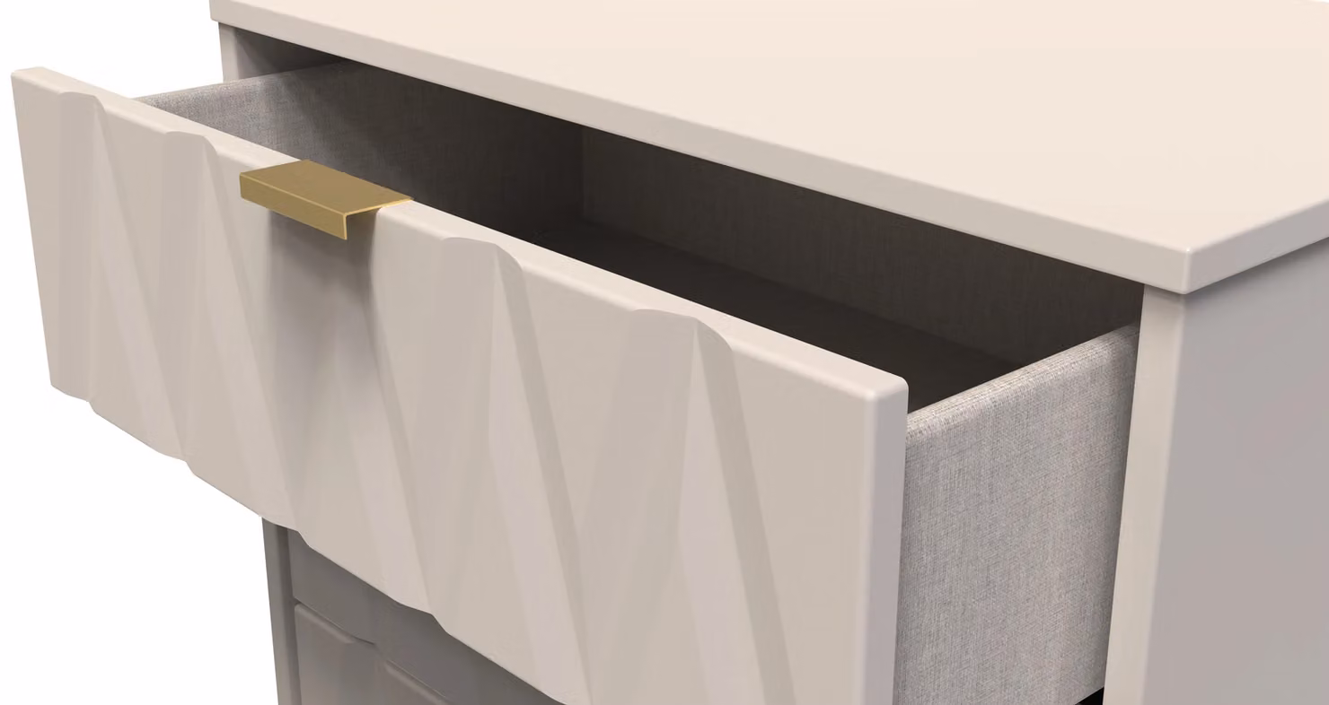 2 U Dallas 3 Drawer Midi Sideboard in Taupe – 2