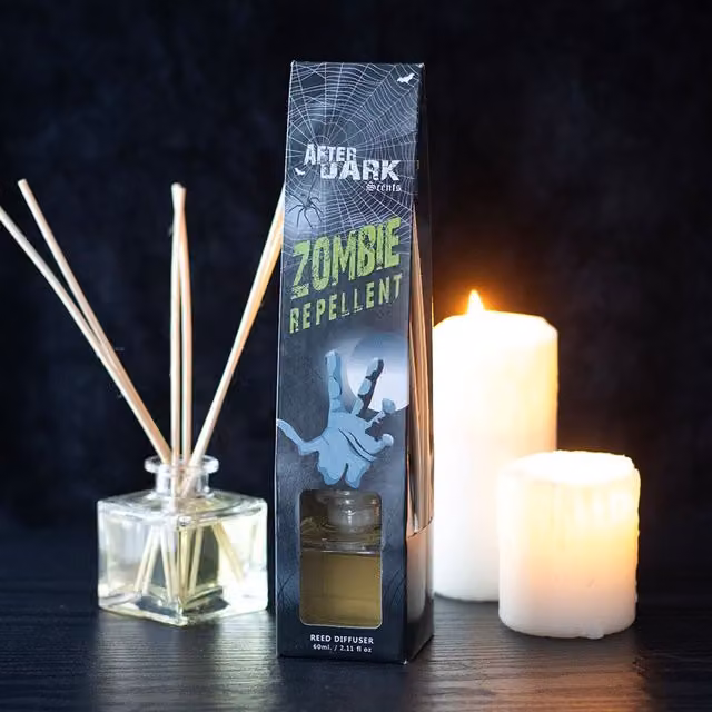 Kingsbury Gifts After Dark Jasmine Reed Diffuser with Glass and Wood Elements