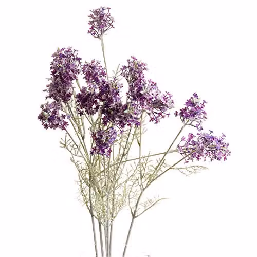 Hill Interiors Purple Meadow Artificial Spring Flower