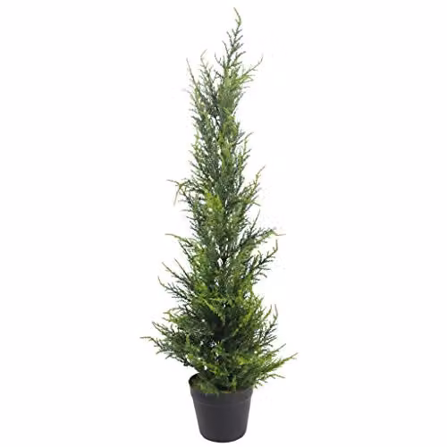 Green Leaf Artificial Cedar Cypress Conifer Tree
