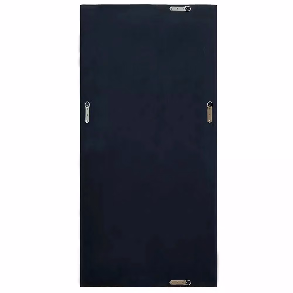 Agenzia 14 Large Art Deco Modern Bevelled Full Length Panel Frame Mirror in Silver, H 174 cm x W 85 cm – 2