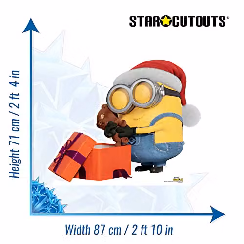 Star Cutouts SC4182 Minion Bob Lifesize Cardboard Cutout in Yellow – 3