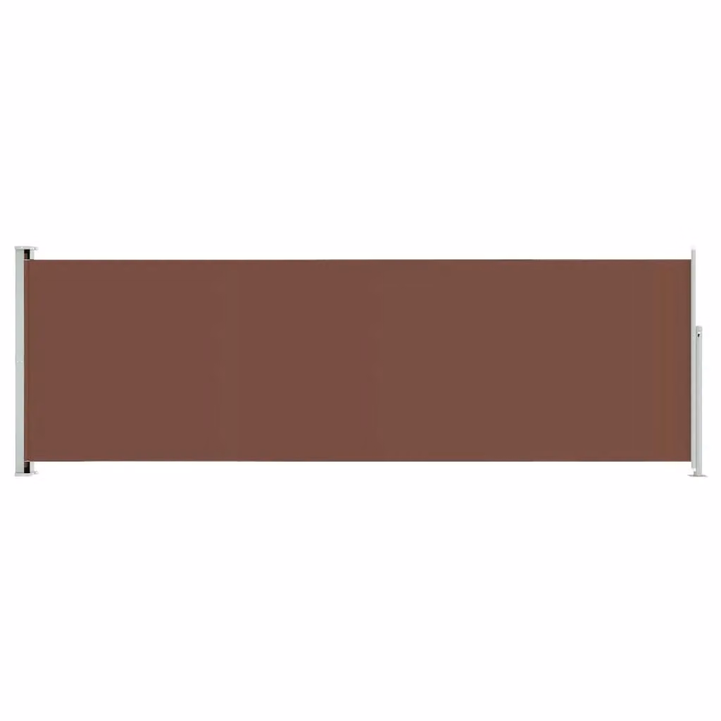 Berkfield Home Brown Retractable Side Awning with Polyester Fabric and Steel Frame, W: 600 cm, H: 200 cm – 2
