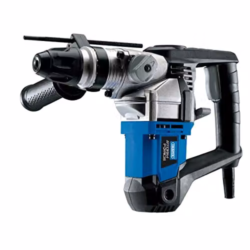 Draper Storm Force 76490 SDS+ Rotary Hammer Drill Kit, Blue, 900W – 1