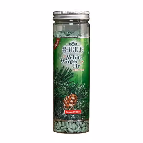 Samuel ALEXANDER White Winter Fir Scentfetti Christmas Decoration, 125g – 2