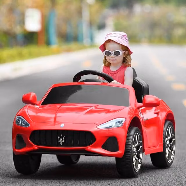 Costway Red Lamborghini Electric Kids Ride On Car with Remote Control and Rechargeable Battery