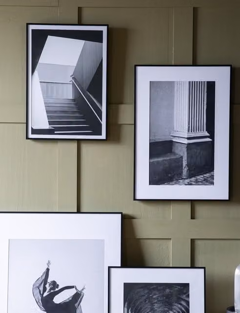Gallery Direct Donato Abstract Modern Photograph in a Black Rectangular Frame