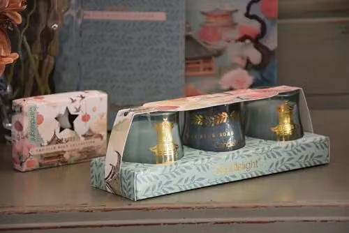 Candlelight The Silk Road Collection Chengdu Scented Candle Set of 3 in Green – 2