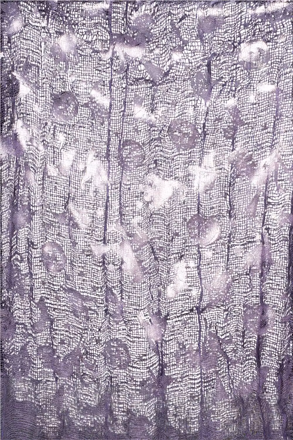 H&O Direct Purple Glowing-Eyed Halloween Hanging Textile Ghost for Indoor and Outdoor Decor – 4