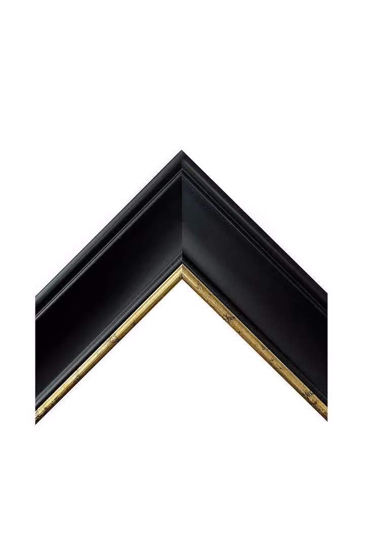 Frames & Mirrors 4U Scandi Slate Grey Single Rectangular Photo Frame in Jet Black – 2