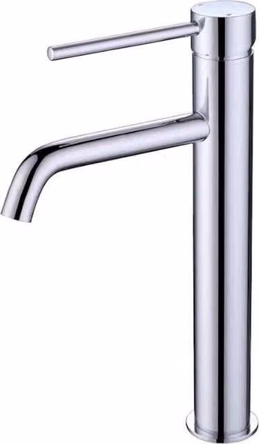 PAWNORA Chrome Tall Basin Mixer Tap in Silver