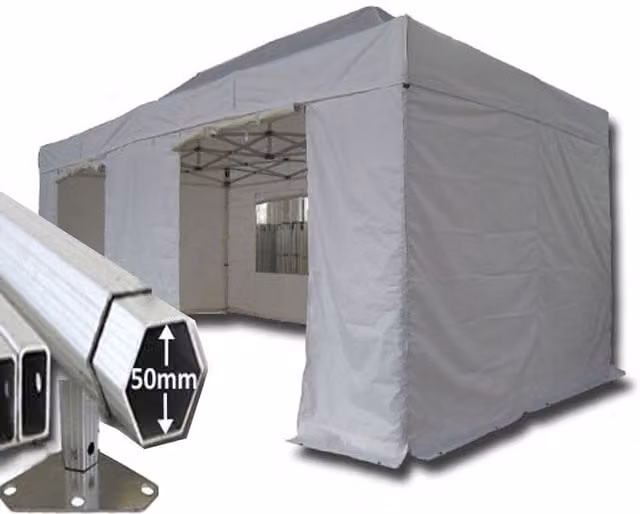 Extreme 50 Instant Pop Up Gazebo White W/D/H: 6 x 3 x 1.9 m