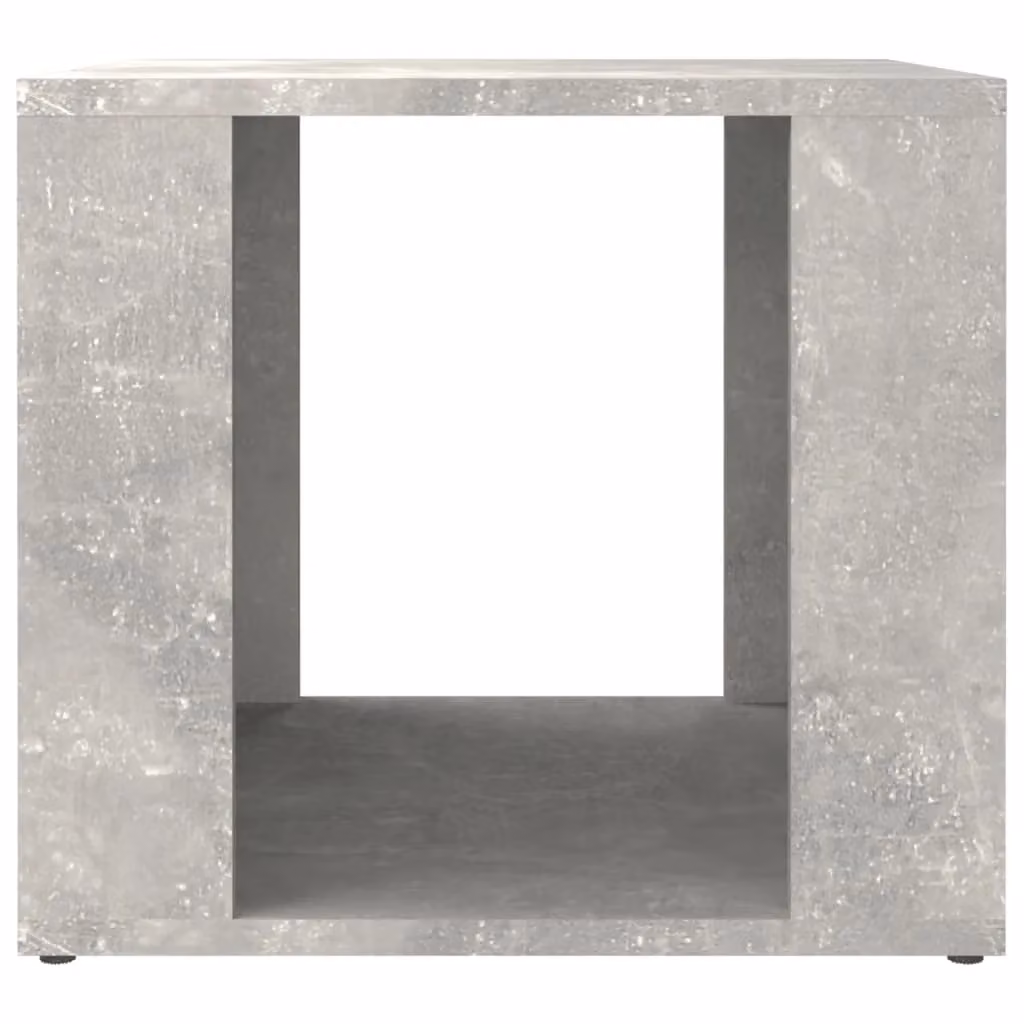 Berkfield Home Bedside Table in Concrete Grey, W/D/H: 41 x 40 x 36 cm – 4