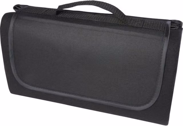 Bullet Black Water Repellent PEVA Plastic Picnic Blanket, W/D/H: 150 x 135 x 135 cm