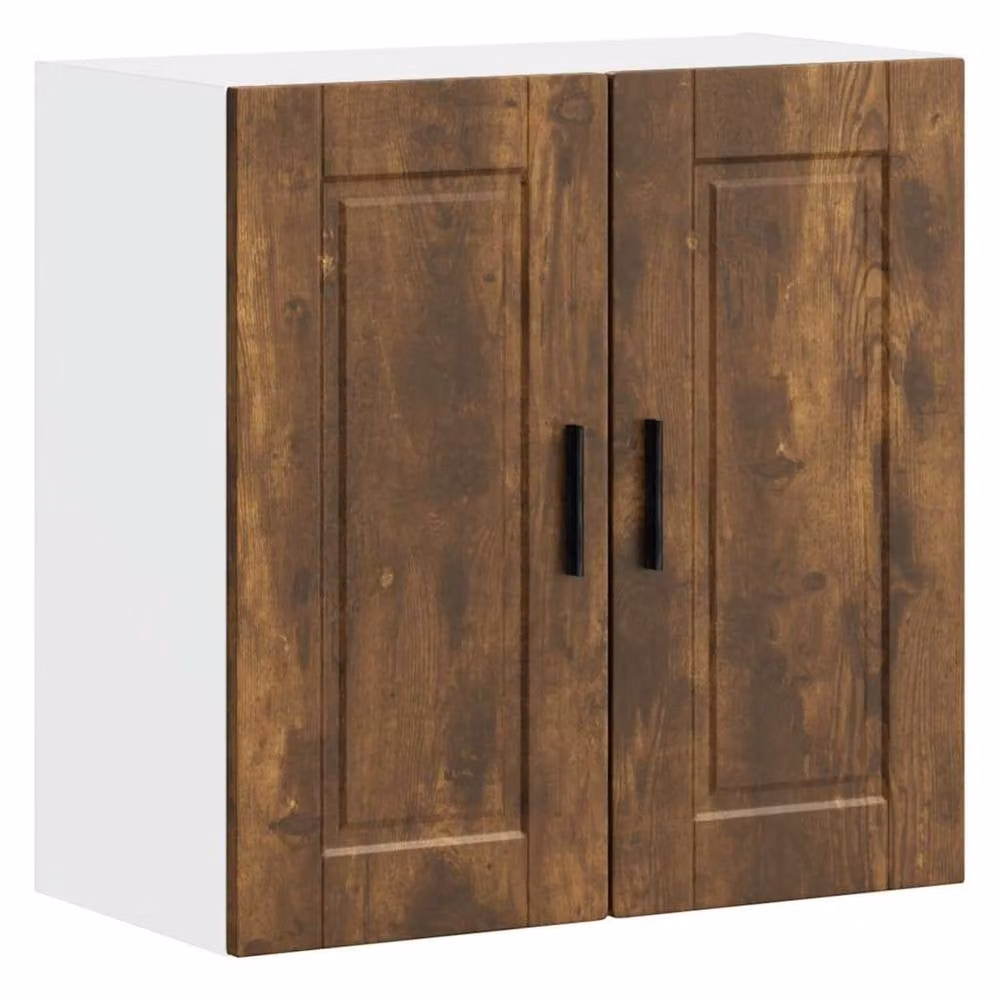 Berkfield Home Porto Smoked Oak Wall Mounted Kitchen Cabinet in Brown – 1