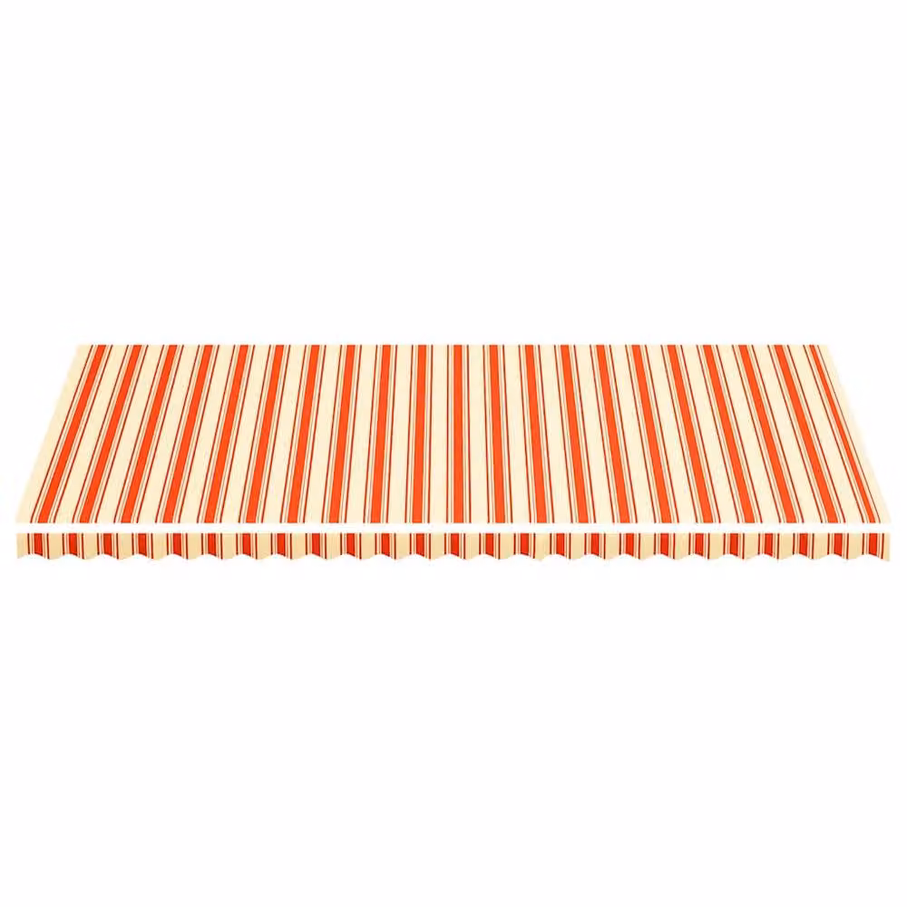 Berkfield Home Replacement Awning Fabric in Yellow and Orange, Polyester, W/D/H: 6 x 3 m – 2