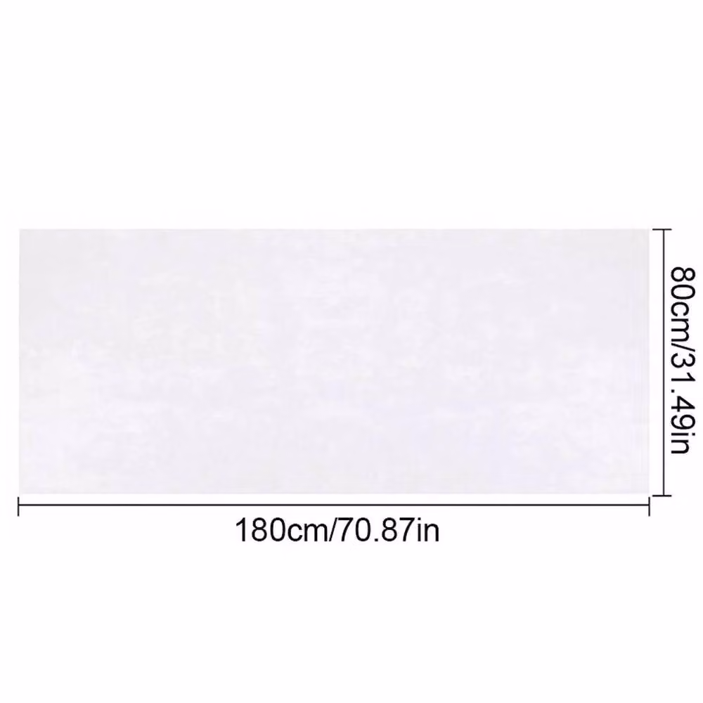 FLAVORA 45-Piece Roll of Disposable White Spa and Massage Table Sheets for Professionals – 2