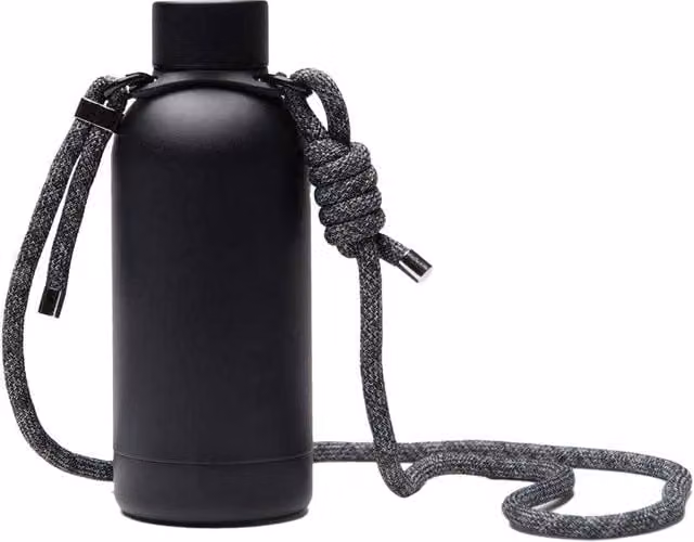 Vinga Parks Black Stainless Steel Water Bottle, 400ml – 1