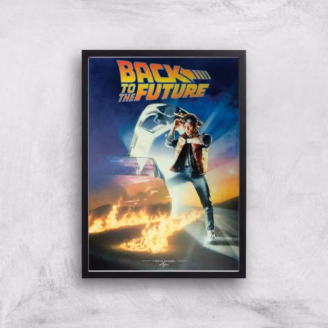 Zavvi Back To The Future Part 1 Giclee Art Print, Multicolour Paper Poster