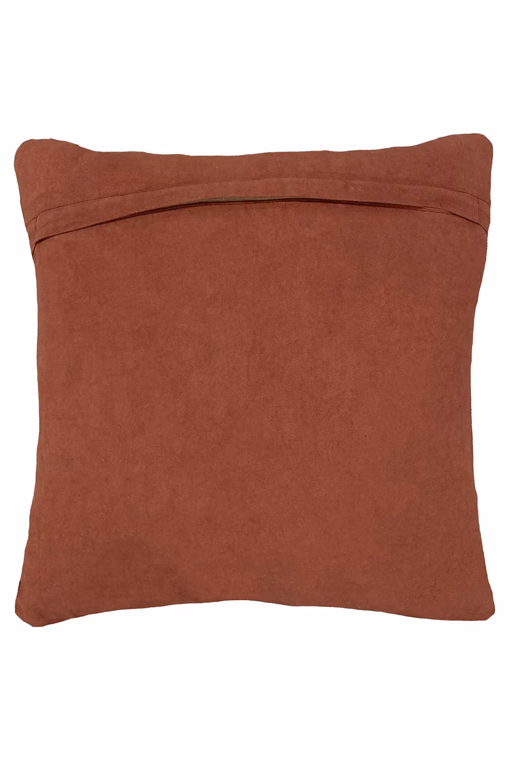 Kamjo Red Cotton Square Cushion with Polyester Filling, W/D/H: 50 x 50 x 50 cm – 3