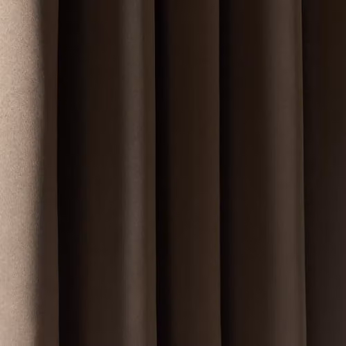 OHS Pair of Brown Thermal Blackout Eyelet Curtains, Width: 229 cm, Drop: 229 cm – 3