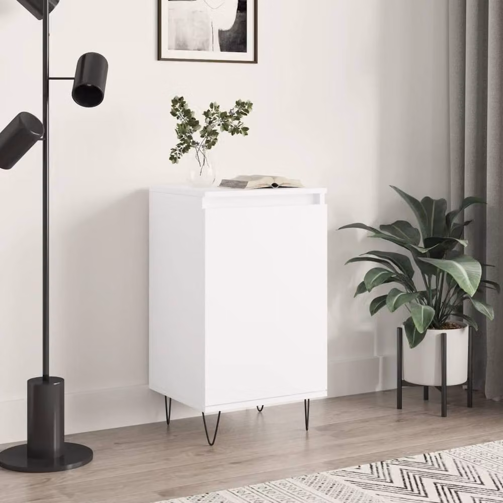 Berkfield Home White Modern Sideboard, W/D/H: 40 x 35 x 70 cm – 2