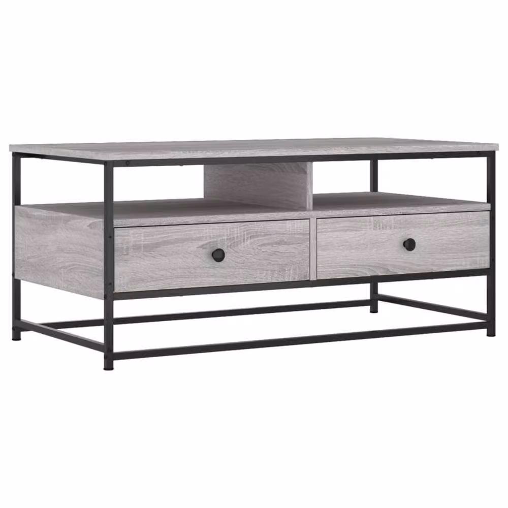 Berkfield Home Grey Sonoma Decorative Coffee Table, W/D/H: 100 x 51 x 45 cm – 3