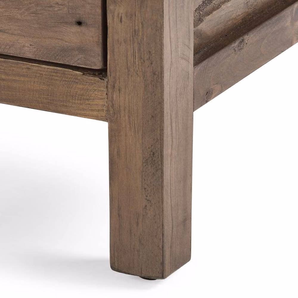 Cheshire Premium Legacy 3 Drawer Bedside Unit in Brown Oak – 4