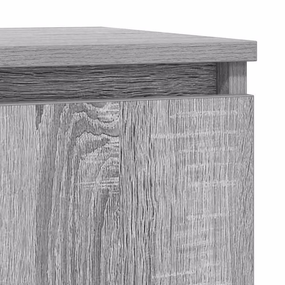 Berkfield Home Grey Sonoma Sideboard with Drawer in Engineered Wood W/D/H: 71 x 35 x 65 cm – 4