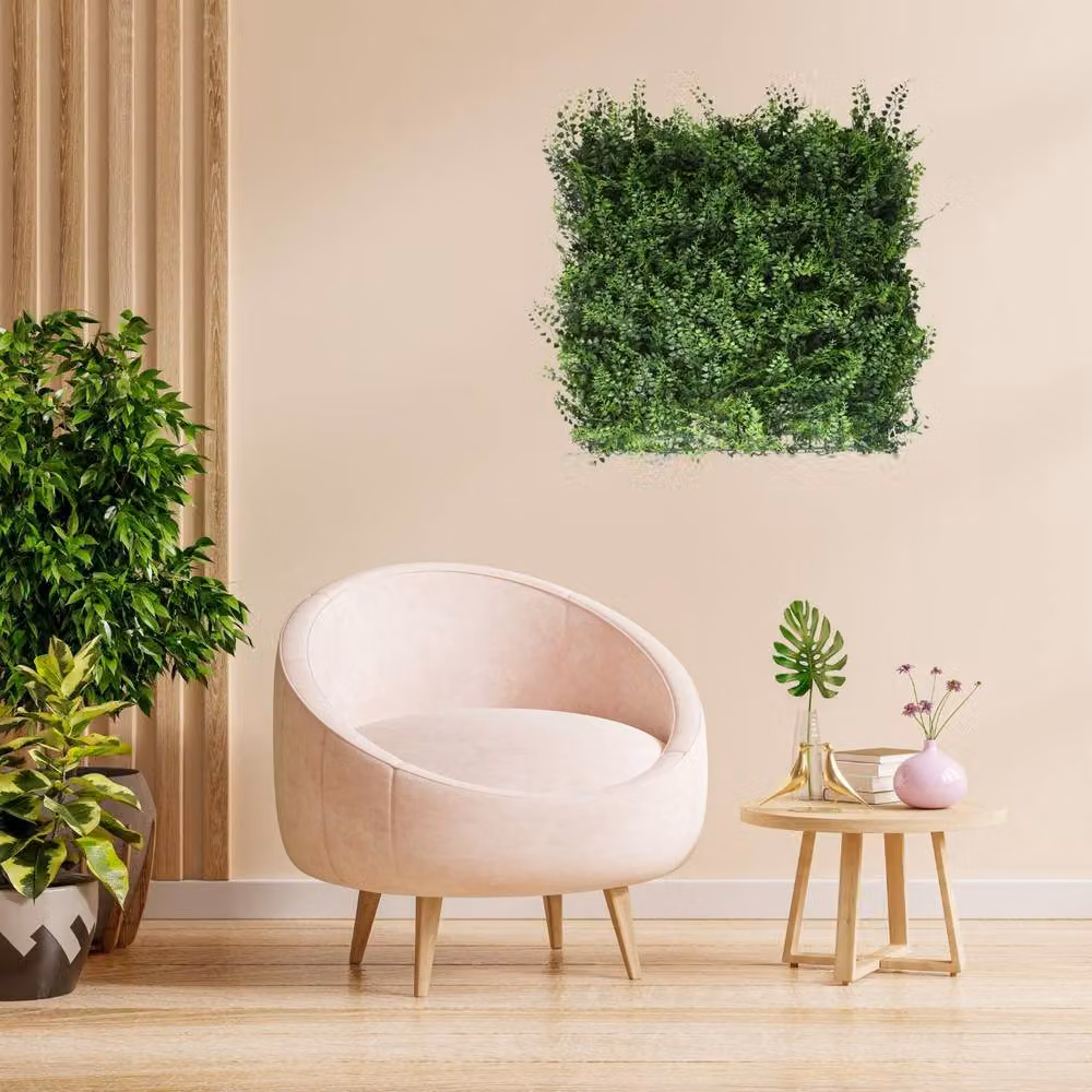 Ark Mat Fern Artificial Plant Wall Panel, Green, 50 x 50 cm – 7
