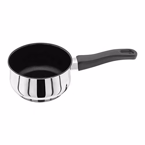 Judge Vista Stainless Steel Non-Stick Milk Pan, Silver, 14cm, 0.9 l – 1