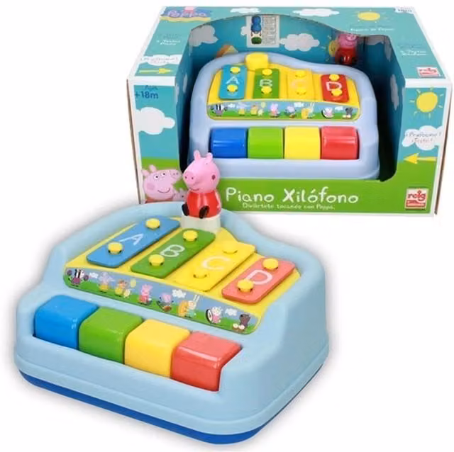 Peppa Pig Musical Xylophone Keyboard in Blue