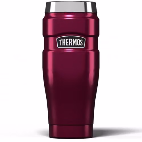 Thermos Stainless King Tumbler in Pink/Red, 470ml