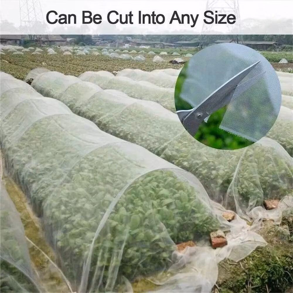 NESTLUNE White Garden Protect Netting for Vegetable Crops, 3 x 5 m – 4