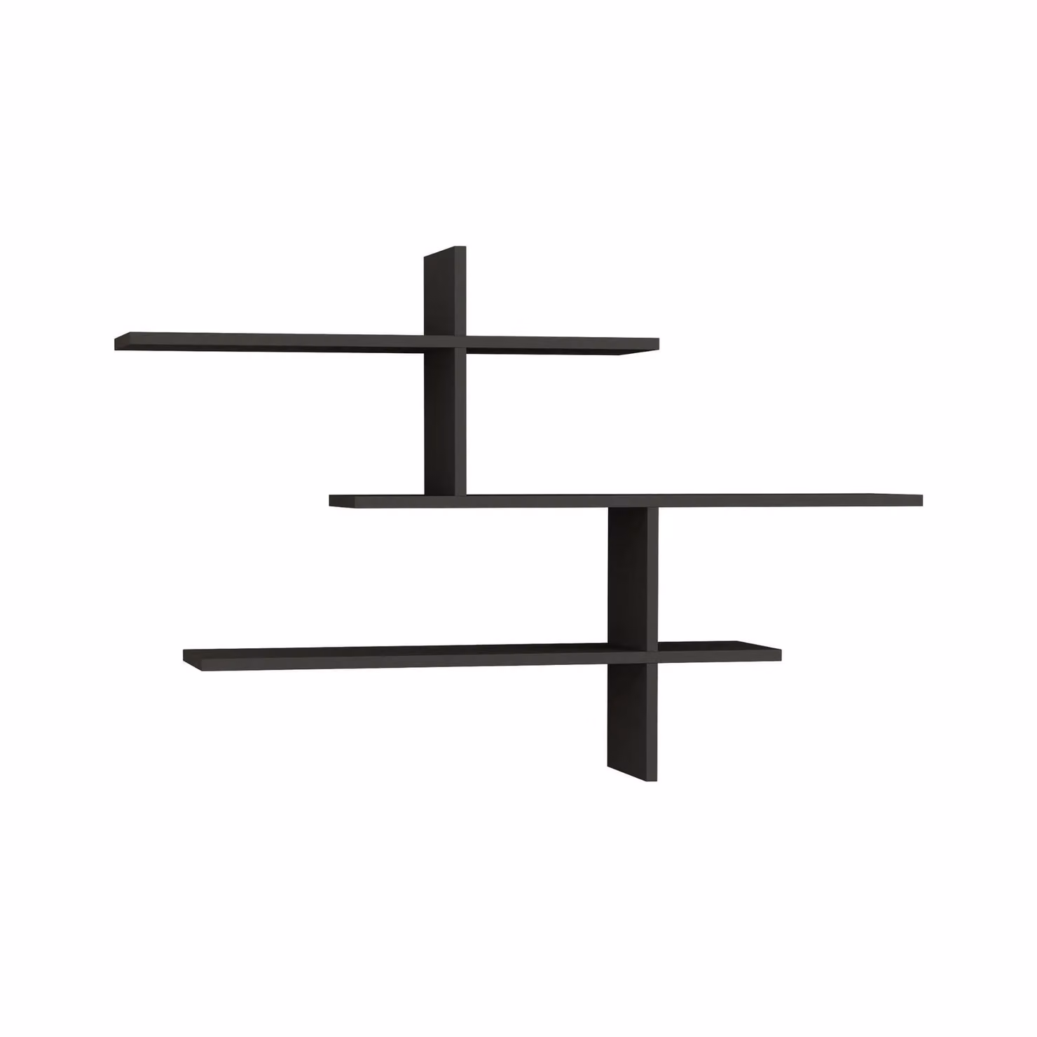 Decortie Leo Modern Wall Mounted Floating Shelf in Anthracite Grey – 2