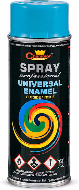 Sola High Gloss Universal Multi-Surface Spray Paint, Water Blue (RAL 5021), 400ml