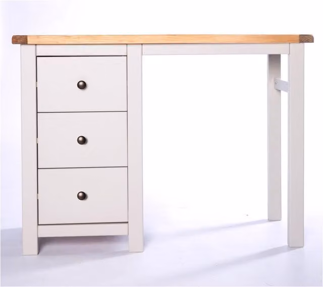Cabinet Bits Argenta 3 Drawer Dressing Table in Grey
