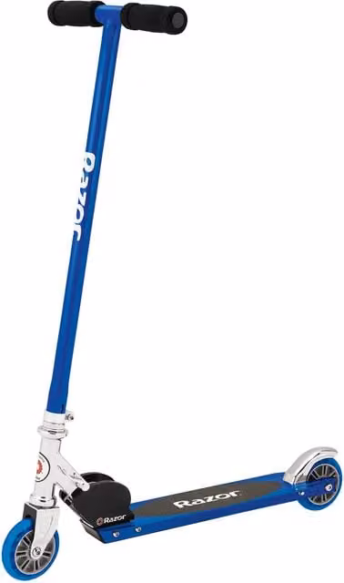 Razor S Sport Foldable Kick Scooter with Brake, Blue