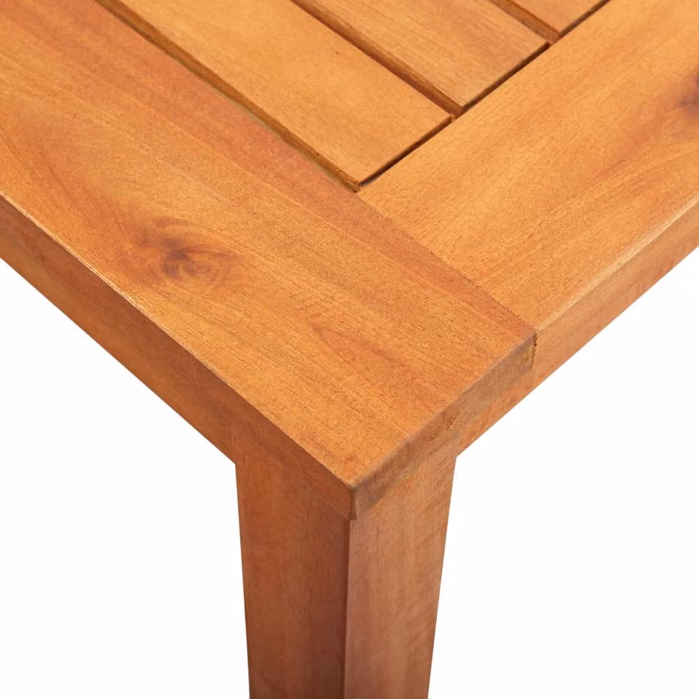 Berkfield Home Extendable Rectangular Garden Table in Brown Solid Oiled Acacia Wood W/D/H: 215 x 90 x 74 cm – 2