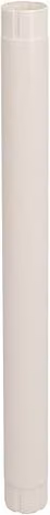 Lindab Steel Intermediate Downpipe, Antique White, Diameter: 87 mm, Length: 1 m