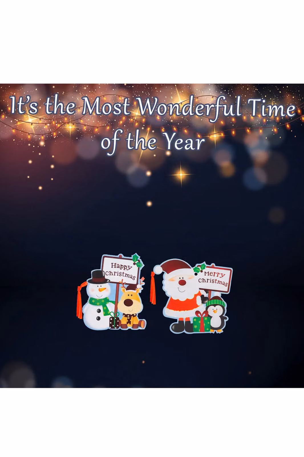 VFM e-Store Christmas Themed Present Gift Tags, 8 Pack, Multicolour, W: 16 cm, H: 16 cm, D: 0.1 cm – 3